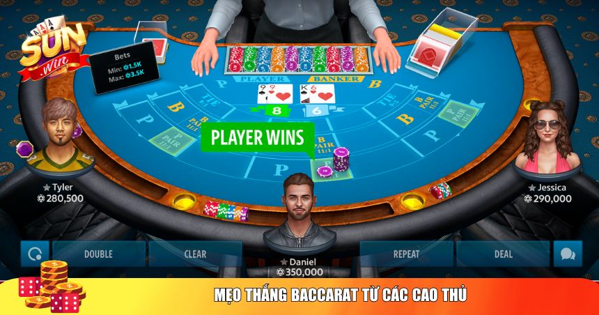 Mẹo thắng Baccarat từ các cao thủ