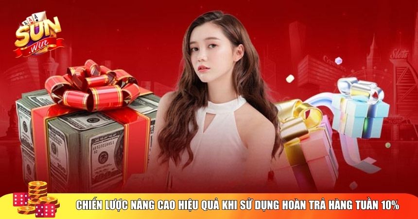 Chiến lược nâng cao hiệu quả khi sử dụng hoàn trả hàng tuần 10%