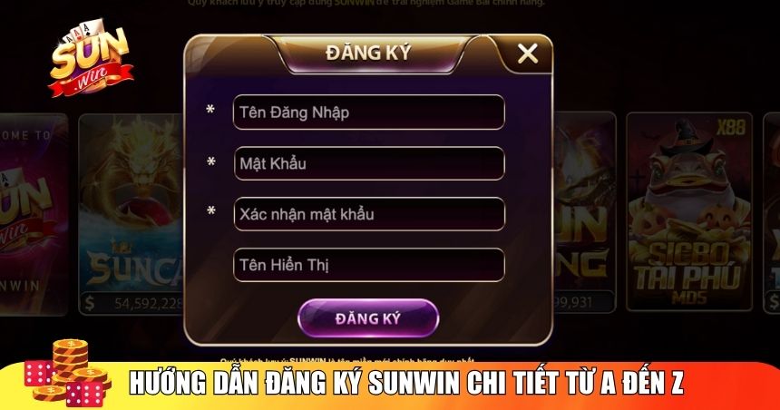 Các bước đăng ký Sunwin đơn giản