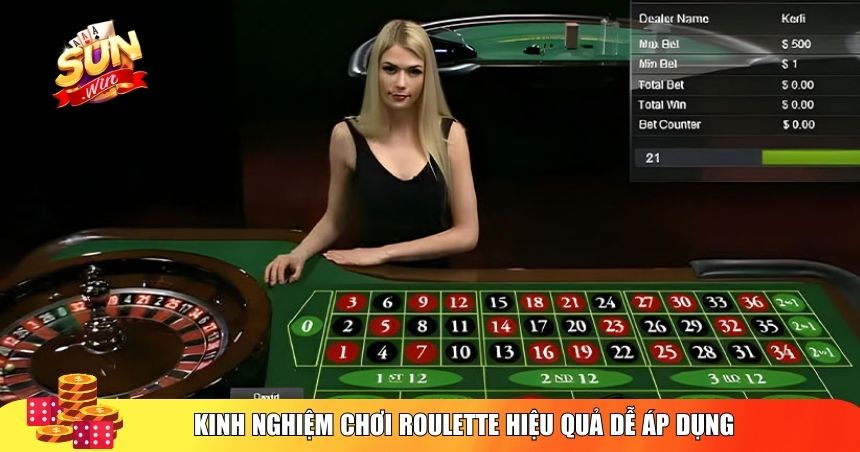 Kinh nghiệm chơi Roulette hiệu quả dễ áp dụng