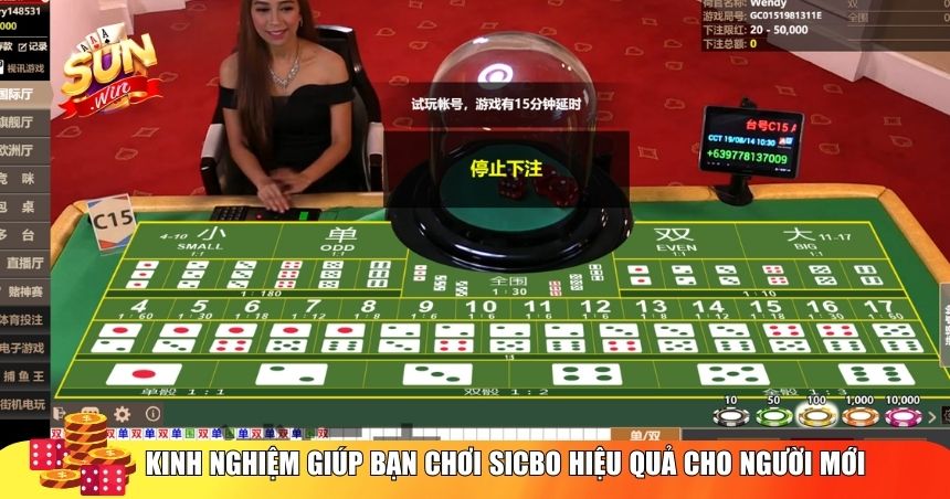Kinh nghiệm giúp bạn chơi Sicbo hiệu quả cho người mới