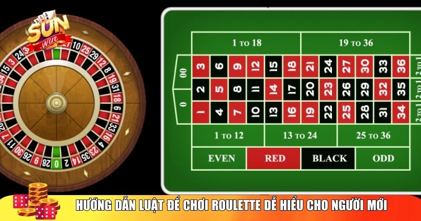 Hướng dẫn luật để chơi Roulette dễ hiểu cho người mới
