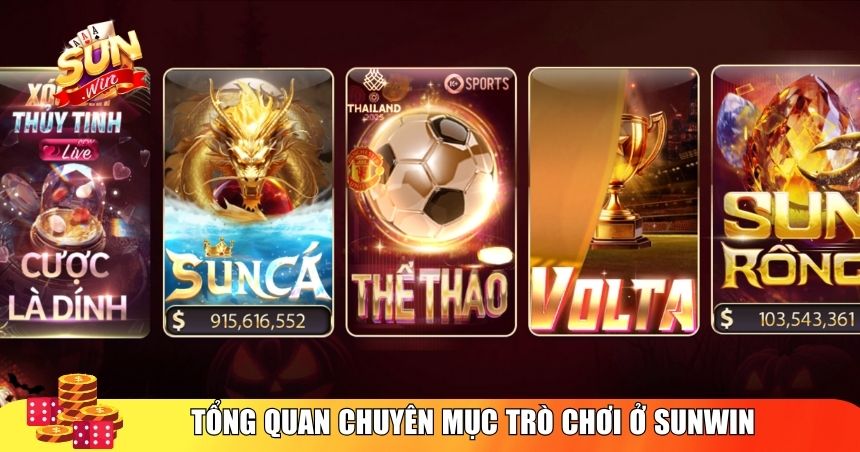 Tổng quan chuyên mục trò chơi ở Sunwin